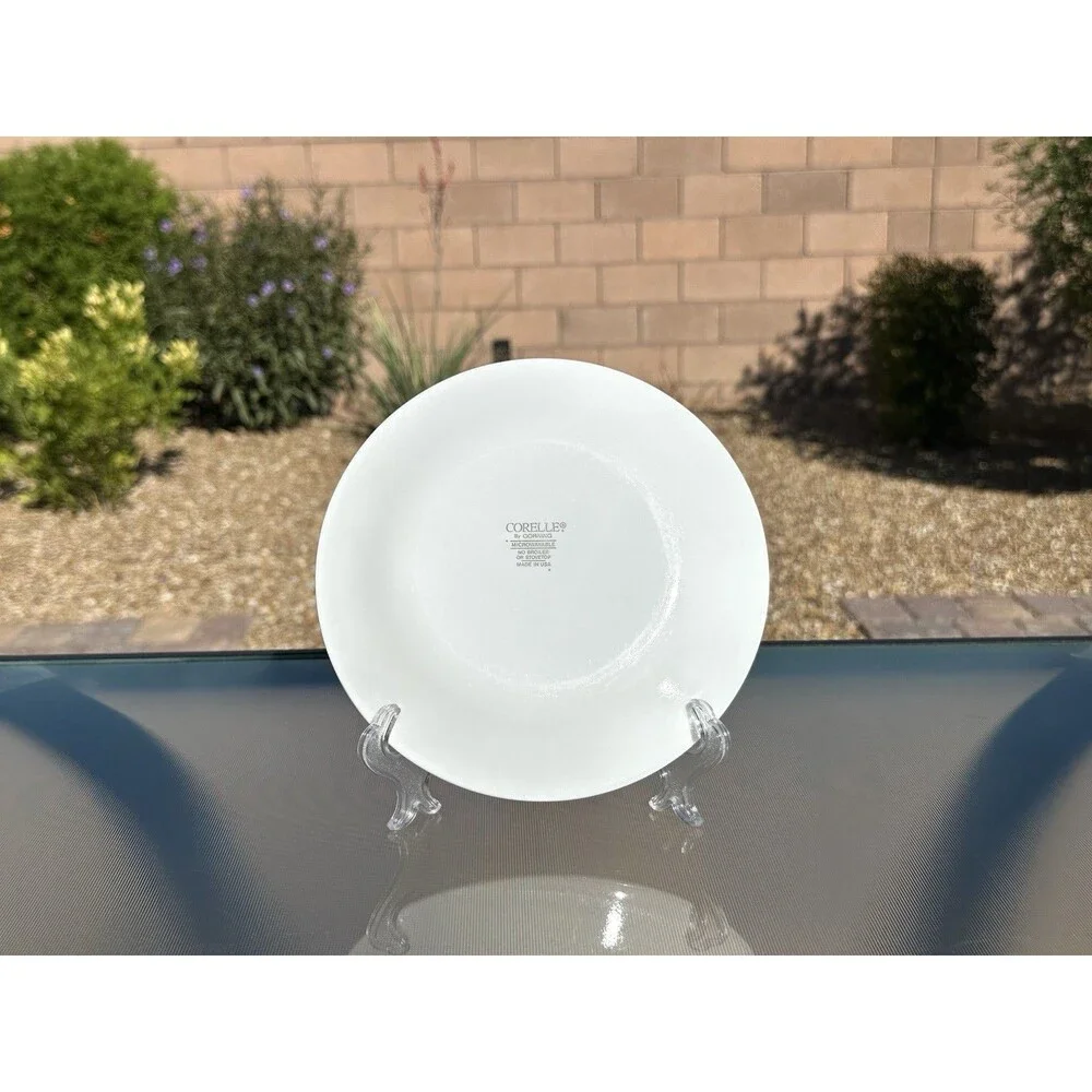 Corelle Provincial Blue 6 3/4 Inch Bread or Dessert Plates Blue Flowers Set of 5